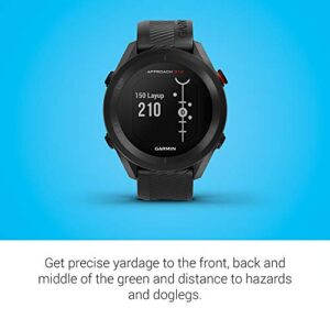 Garmin Approach S12, Easy-to-Use GPS Golf Watch, 42k+ Preloaded Courses, Black, 010-02472-00