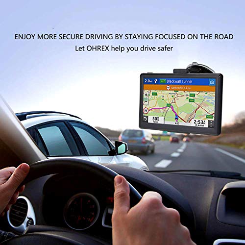 OHREX GPS Navigation for Truck RV Car, 7-inch Latest 2023 Maps (Free Lifetime Updates), Truck GPS Commercial Drivers, Semi Trucker GPS Navigation System, Custom Truck Routin, Driver Alerts