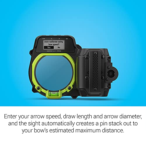 Garmin Xero A1i PRO Bow Sight, Right-Handed Auto-ranging Digital Sight with Microadjustments for Elevation, Windage and More