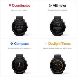 Polar Grit X Pro - GPS Multisport Smartwatch - Military Durability, Sapphire Glass, Wrist-based Heart Rate, Long Battery Life, Navigation - Ideal for Outdoor Sports, Trail Running, Hiking