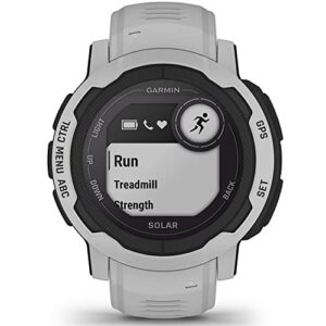 Garmin 010-02627-11 Instinct 2 Solar 45mm GPS Smartwatch Mist Gray Bundle with Premium 2YR CPS Enhanced Protection Pack