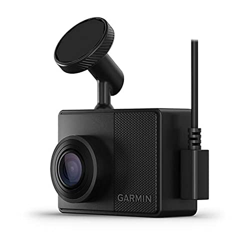 Garmin Dash Cam 67W, 1440p and Extra-Wide 180-degree FOV, Monitor Your Vehicle While Away w/ New Connected Features, Voice Control, Compact and Discreet (International Version)
