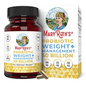 probiotics for women and men | weight management probiotic with garcinia cambogia and green tea extract | probiotics for digestive health & gut health | vegan | non-gmo | gluten free | 30 servings