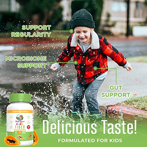 Fiber Gummies for Kids & Kids Multivitamin Gummies Bundle by MaryRuth's | Fiber Supplement with Prebiotics | Gut Health & Digestion Support | 3g Fiber per Gummy | Immune Support | Vegan | Non-GMO.