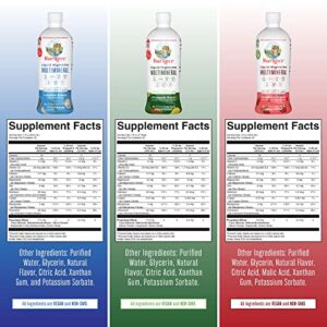 Magnesium Citrate Gummies & Liquid Multimineral (Cranberry) Bundle by MaryRuth's | Magnesium Supplement | Stress Relief, Bone, Nerve, Gut Health | Natural Sleep Support | Vegan Vitamins, Calcium & MSM