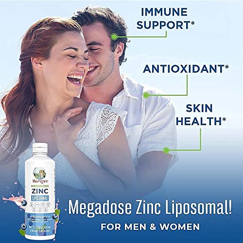 Vitamin C & Zinc Immunity Liposomal Bundle by MaryRuth's | Megadose Vitamin C Liposomal 500mg, 7.6oz | Megadose Zinc Liposomal 18mg, 15.22oz | Vegan, Non-GMO