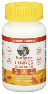 mary ruth’s vitamin d3 gummies, 60 ct