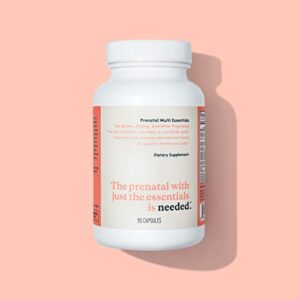 Needed. Multivitamin for Prenatal | Prenatal Multi Essentials - Pregnancy, Breastfeeding, Postpartum | Expertly-Formulated & Third-Party Tested, | 30-Day Supply