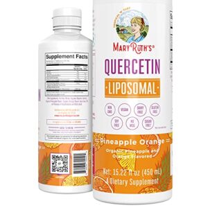 quercetin | sugar free | liquid quercetin 500mg immune support for adults | inflammation support supplement | immune defense | cellular health | vegan | non-gmo | gluten free | 15.22 fl oz