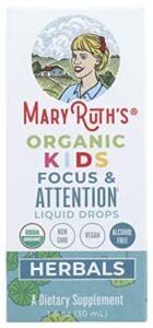 mary ruth’s organic kids focus & attention drops, 1 fz