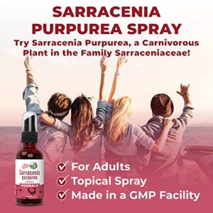 MaryRuth Organics Sarracenia Purpurea Liquid | Sarracenia Purpurea Topical Herbal Liquid | Purple Pitcher Plant | Vegan | Non-GMO | Gluten Free | 2 Fl Oz