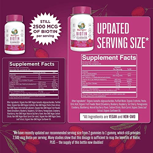 Vegan Collagen Boosting Gummies & Vegan Biotin Gummy Vitamins Bundle | Plant Based Supplement w/ Lysine Vitamin A, C, Alma Fruit Complex Supplement | Vitamins for Hair, Skin & Nail Health