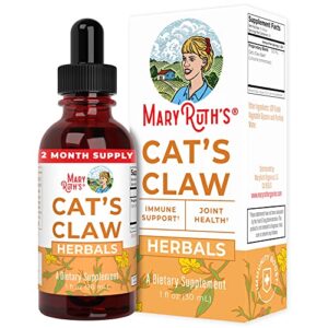 cats claw | usda organic cats claw tincture | cats claw liquid for joint support | drop supplement for digestive health | herbal blend for immune support | vegan | non-gmo | gluten free | 1 fl oz