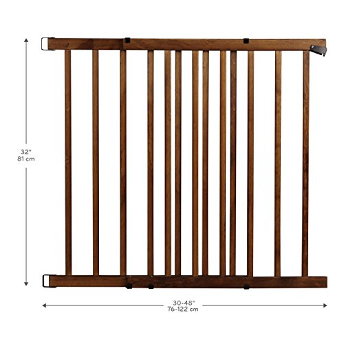 Walk-Thru Top Of Stairs Baby Gate (Farmhouse Collection)
