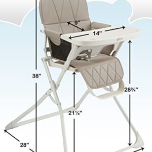 Primo PopUp Folding High Chair, 28x24x38 Inch (Pack of 1)