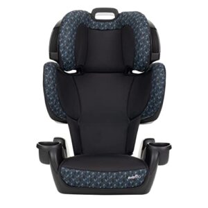 evenflo gotime lx booster car seat (quincy blue)