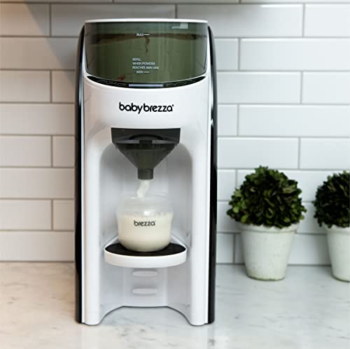 New and Improved Baby Brezza Formula Pro Advanced Formula Dispenser Machine - Automatically Mix a Warm Formula Bottle Instantly - Easily Make Bottle with Automatic Powder Blending