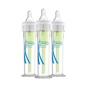 Dr. Brown's Accufeed Anti-Colic Baby Bottle with Preemie Nipple - 60cc - 3pk