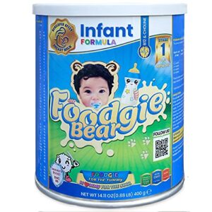 foodgie bear: clinically developed for healthy babies. easy mix formula for those who need gentle ingredients that will relieve colic, spit-up, and gas. you’ll see results in 24 hrs! if you use enfamil gentlease, soy formula, nutramigin or similac, try th