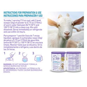 Aussie Bubs Australian Goat Milk-Based Toddler Formula, For Kids 12-36 months, Made with Fresh Goat Milk, 28.2 oz