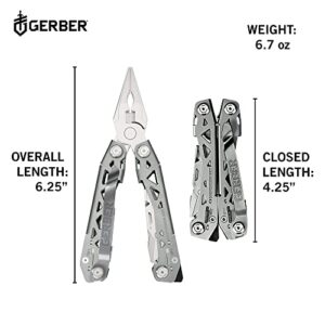 Gerber Gear 30-001364N Suspension-NXT, 15-in-1 Multitool Knife, Needle Nose Pliers Pocket Knife with Pocket Clip, EDC Gear, Steel