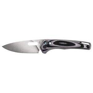 gerber gear 31-003928 sumo folding pocket knife, 3.9 inch fine edge blade, cyan