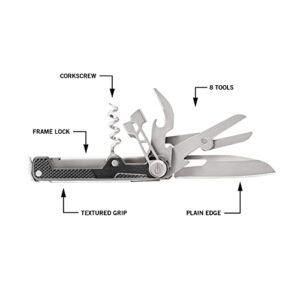 Gerber Armbar Cork, Pocket Knife Multi-Tool with Cork Screw, Onyx