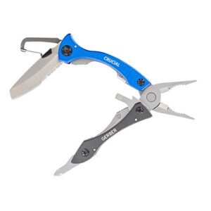 gerber crucial multi-tool – blue w/pocket clip [31-002951]