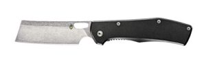 gerber gear 30-001494n flatiron folding pocket knife cleaver, 3.6 inch blade, black
