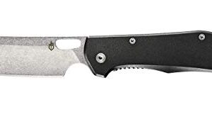 Gerber Gear 30-001494N Flatiron Folding Pocket Knife Cleaver, 3.6 Inch Blade, Black