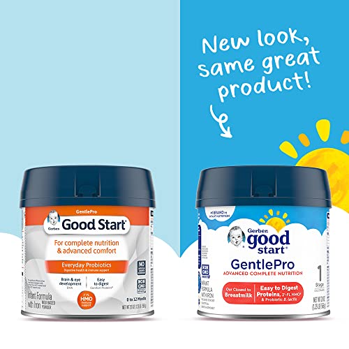 Gerber Good Start Baby Formula Powder, GentlePro Probiotics, Stage 1, 20 Ounce