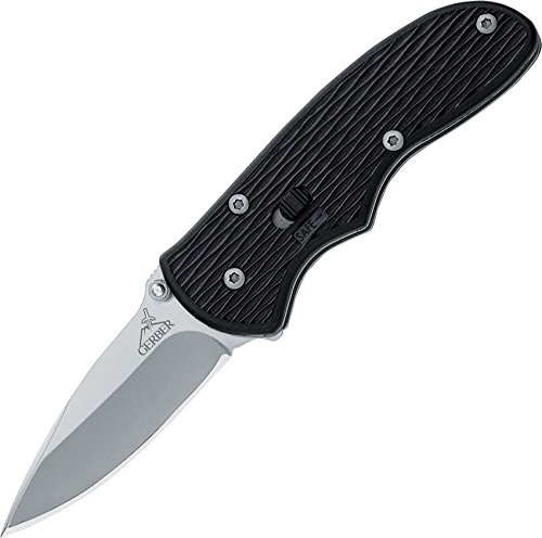 Gerber Mini-Fast Draw Knife, Assisted Opening, Fine Edge [22-41526], Black / Stainless