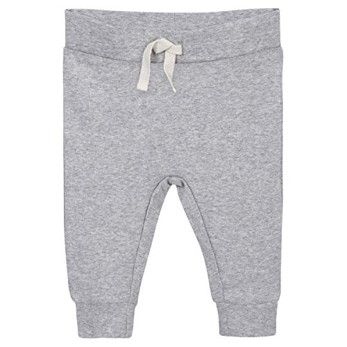 Grow by Gerber Baby Girls Boys 2-Pack Pants, Grey, 12 Months