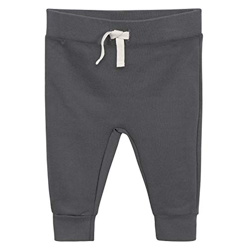 Grow by Gerber Baby Girls Boys 2-Pack Pants, Grey, 12 Months