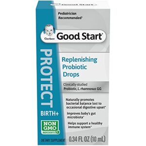 gerber good start baby probiotic drops, protect, 0.34 fl oz