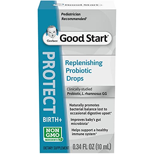 Gerber Good Start Baby Probiotic Drops, Protect, 0.34 Fl Oz