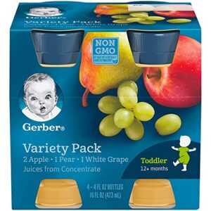gerber 100% juice variety pack 16oz (pack of 3)