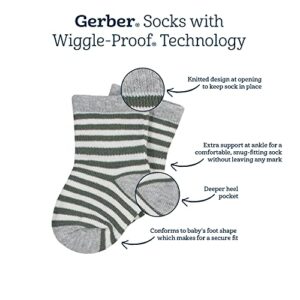 Gerber Baby 6-Pair Sock, White, Preemie