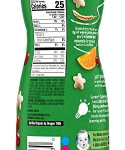 Gerber Organic for Baby Grain & Grow Puffs, Cranberry Orange, Puffed Grain Snack for Crawlers, Non-GMO & USDA Organic, 1.48-Ounce Canister (Pack of 3)