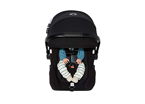 Bugaboo Turtle One by Nuna Car Seat + Base - Compatible with Bugaboo Fox, Lynx, Donkey Bee and Ant Strollers - Fits Infants 4 to 32 Pounds - 5-Point Safety Harness - Lightweight Car Seat - Black