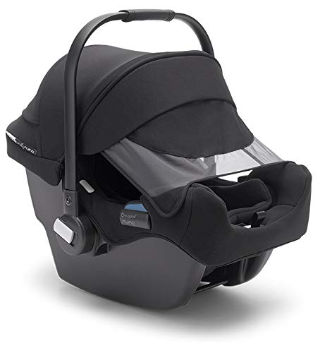 Bugaboo Turtle One by Nuna Car Seat + Base - Compatible with Bugaboo Fox, Lynx, Donkey Bee and Ant Strollers - Fits Infants 4 to 32 Pounds - 5-Point Safety Harness - Lightweight Car Seat - Black