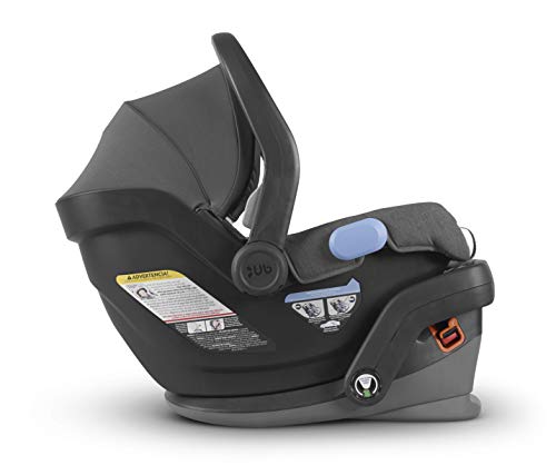 UPPAbaby Vista V2 Stroller - Greyson (Charcoal Melange/Carbon/Saddle Leather) + Mesa Infant Car Seat - Jordan (Charcoal Melange) Merino Wool