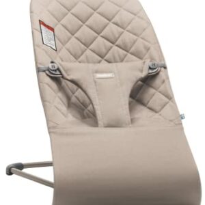 BabyBjörn Bouncer Bliss, Sand Gray, Cotton (006017US)