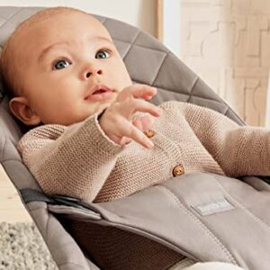 BabyBjörn Bouncer Bliss, Sand Gray, Cotton (006017US)