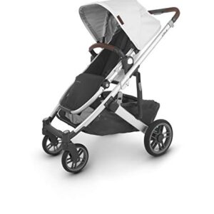 Cruz V2 Stroller - Bryce (White Marl/Silver/Chestnut Leather)