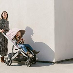 Cruz V2 Stroller - Bryce (White Marl/Silver/Chestnut Leather)