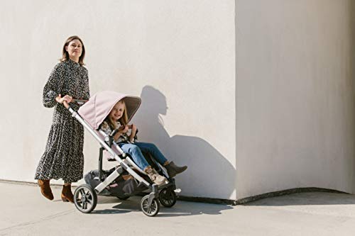 Cruz V2 Stroller - Bryce (White Marl/Silver/Chestnut Leather)