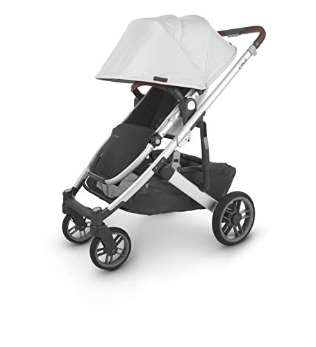 Cruz V2 Stroller - Bryce (White Marl/Silver/Chestnut Leather)