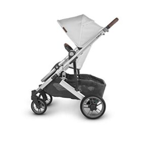 Cruz V2 Stroller - Bryce (White Marl/Silver/Chestnut Leather)