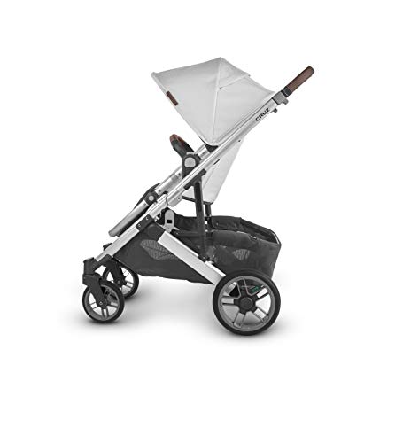 Cruz V2 Stroller - Bryce (White Marl/Silver/Chestnut Leather)